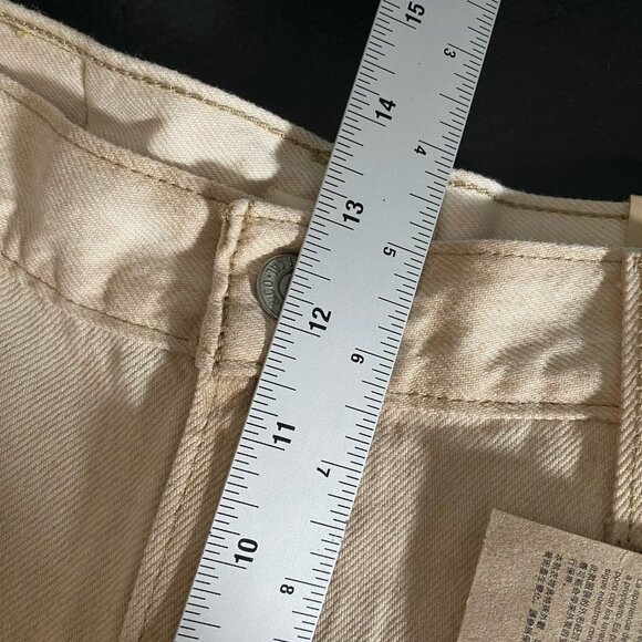 Levi’s Cinch Barrel Jeans Women's 32x31 Baggy High Rise Cloudy Travertine Tan - Picture 15 of 16